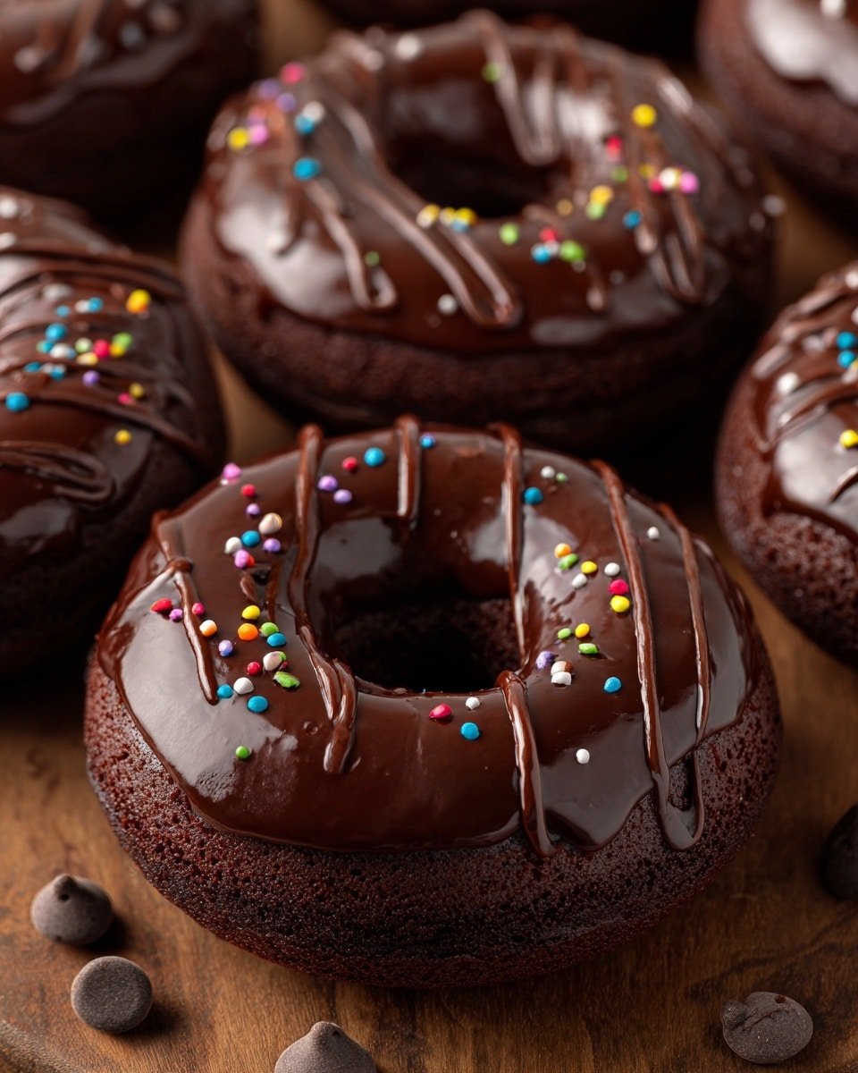 Protein Donuts: Soft & Fluffy Chocolate Peanut Butter Delight Recipe - Recipe Image — Protein Donuts, Soft & Fluffy Chocolate Peanut Butter Delight, Healthy Protein Donuts, Easy Protein Donut Recipe, Nutty Chocolate Donuts