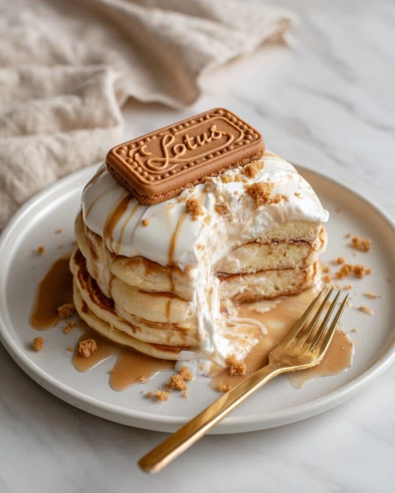 Biscoff Pancakes Recipe