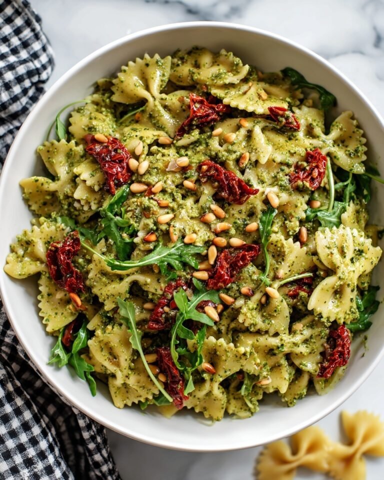 Vegan Cashew Pesto Pasta Salad Recipe