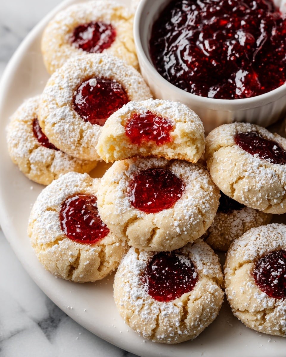 Lemon Cookies with Raspberry Curd Recipe - Recipe Image — Lemon Cookies with Raspberry Curd, lemon cookies recipe, raspberry curd dessert, citrus cookies with fruit filling, easy lemon raspberry cookies