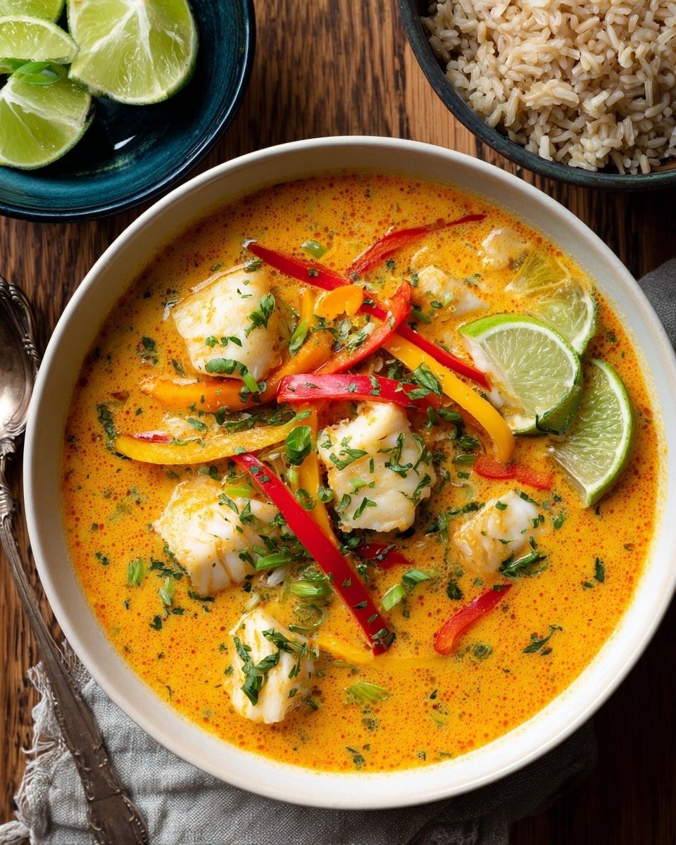 Moqueca (Brazilian Fish Stew) Recipe - Recipe Image — Moqueca Brazilian Fish Stew, Brazilian Fish Stew, Coconut Milk Fish Stew, Authentic Moqueca, Easy Brazilian Fish Recipe