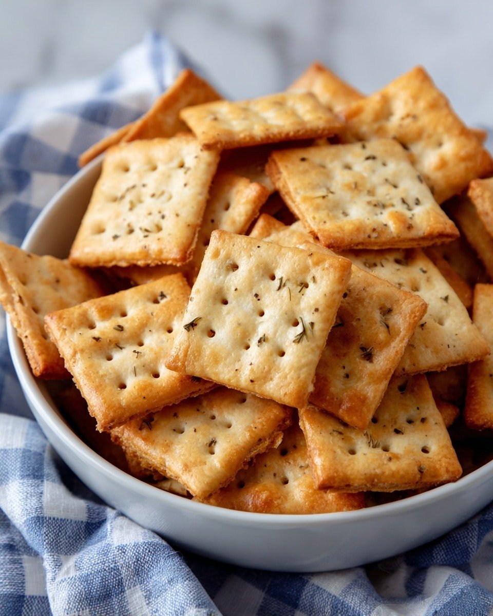 Alabama Fire Crackers Recipe - Recipe Image — Alabama Fire Crackers, spicy cracker snacks, ranch flavored crackers, easy game day snacks, crunchy spicy appetizers