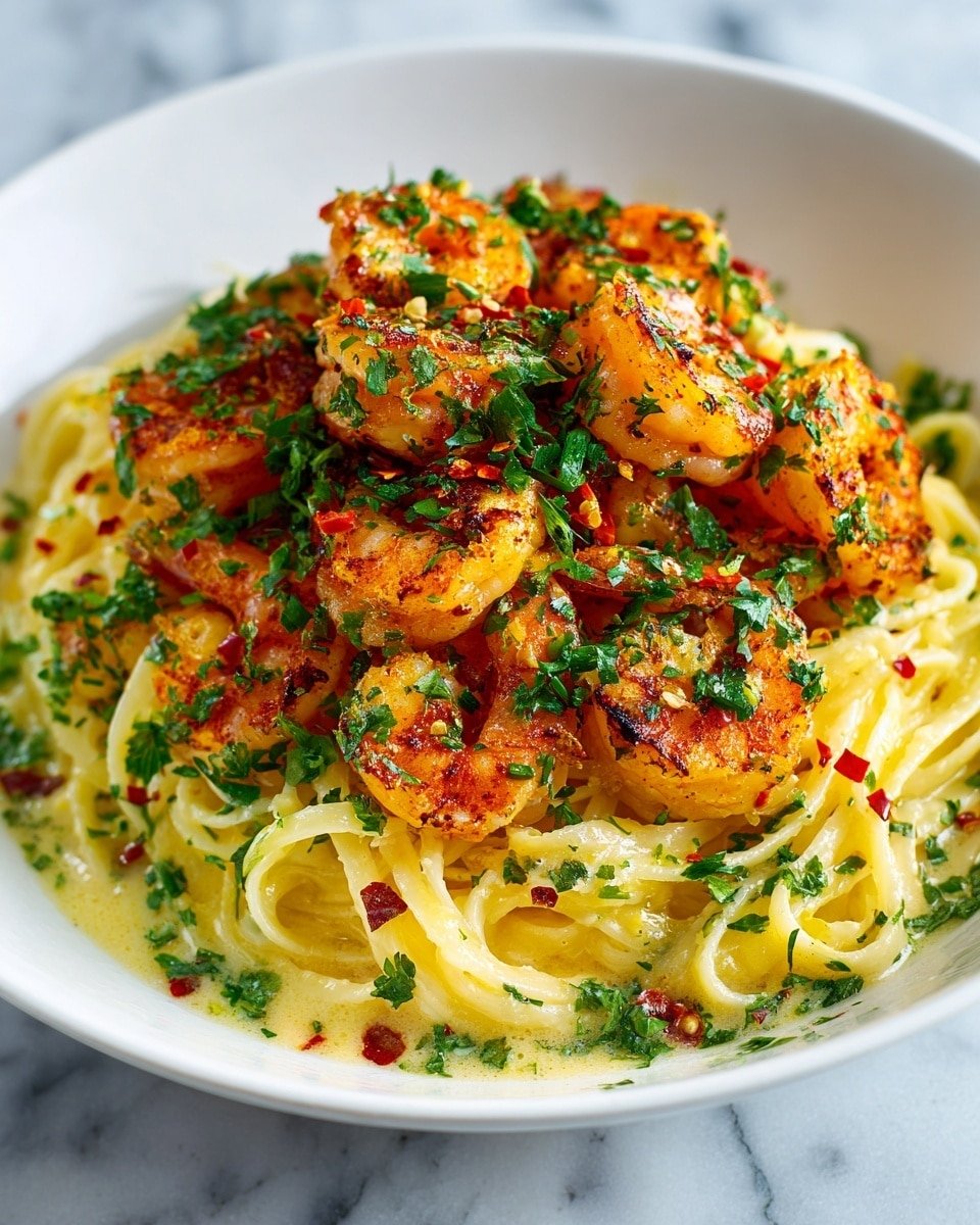 Classic Italian Shrimp Scampi Pasta Recipe - Recipe Image — Classic Italian Shrimp Scampi Pasta, shrimp scampi pasta recipe, how to make shrimp scampi pasta, easy shrimp scampi linguine, garlic lemon shrimp pasta