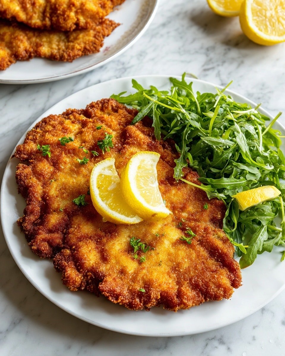 German Pork Schnitzel Recipe - Recipe Image — German Pork Schnitzel, how to make schnitzel, crispy schnitzel recipe, German fried pork, easy schnitzel tutorial