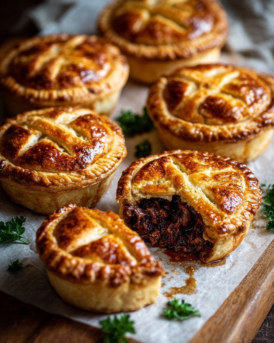 British Beef Mince Pies Recipe - Recipe Image — British Beef Mince Pies, traditional British beef pies, savory beef pastry, homemade beef mince pie recipe, comforting British savoury pies