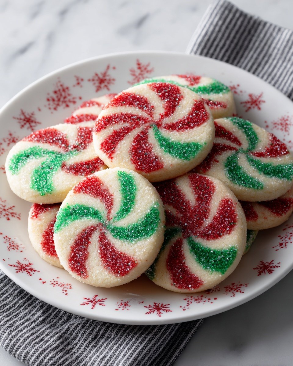 Christmas Pinwheel Cookies Recipe - Recipe Image — Christmas Pinwheel Cookies, festive holiday cookies, easy Christmas cookie recipe, buttery pinwheel cookies, holiday baking ideas