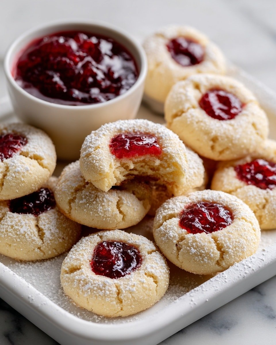 Lemon Cookies with Raspberry Curd Recipe - Recipe Image — Lemon Cookies with Raspberry Curd, lemon cookies recipe, raspberry curd dessert, citrus cookies with fruit filling, easy lemon raspberry cookies