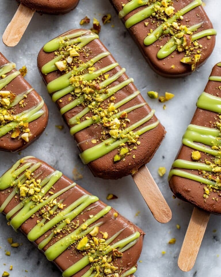 Dubai Pistachio Ice Cream Bars Recipe