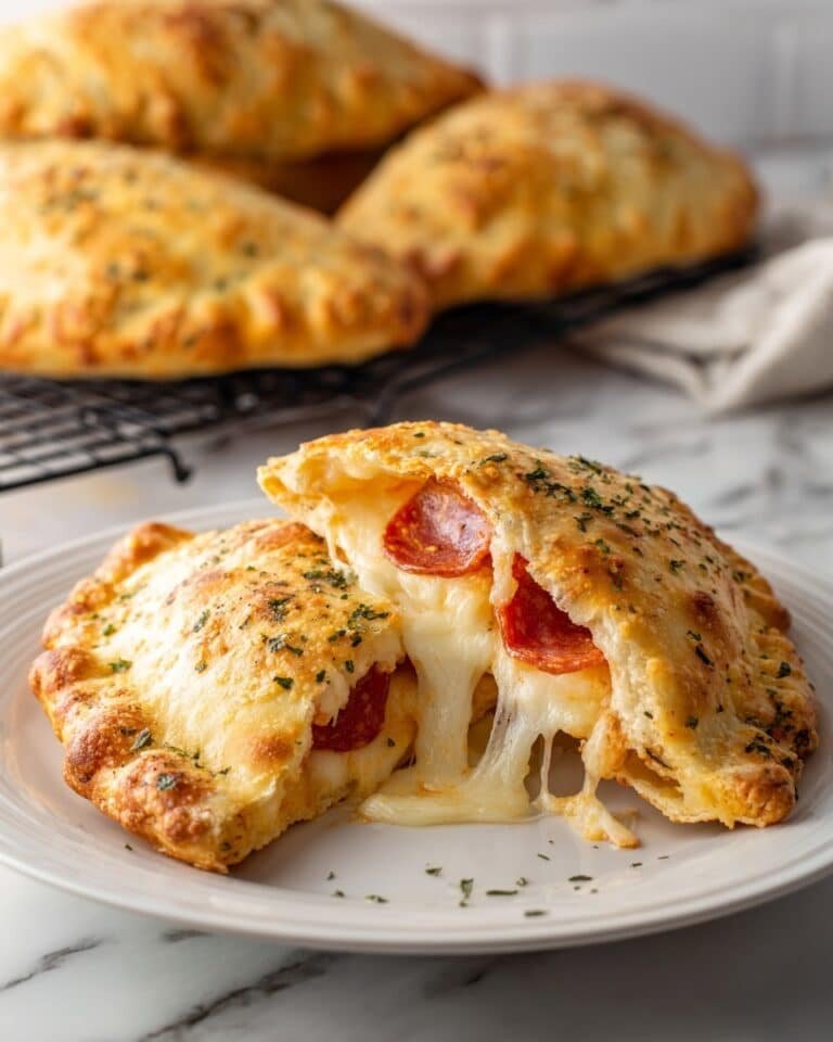 Homemade Easy Cheesy Pizza Pockets Recipe