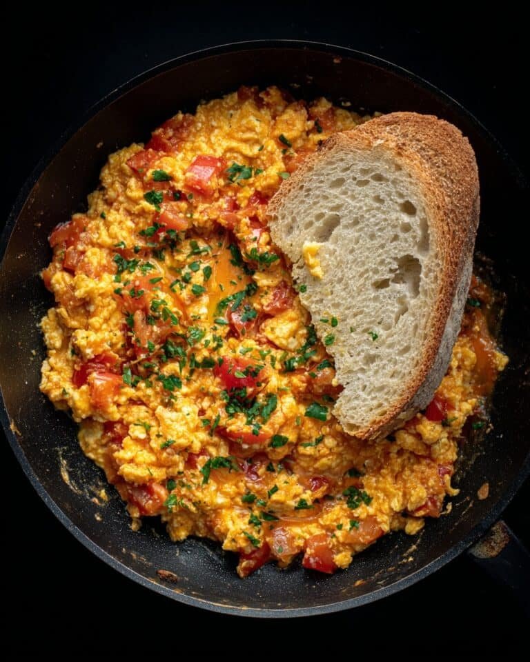 Menemen Recipe (Turkish Tomato Scrambled Eggs) Recipe