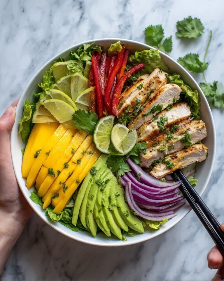 Grilled Sweet Chili Chicken and Mango Salad Recipe