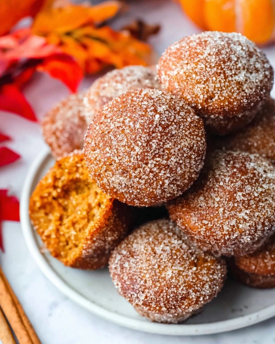 Donut Pumpkin Muffins Recipe - Recipe Image — Donut Pumpkin Muffins, pumpkin muffin recipes, cinnamon sugar muffins, autumn breakfast ideas, easy pumpkin muffins