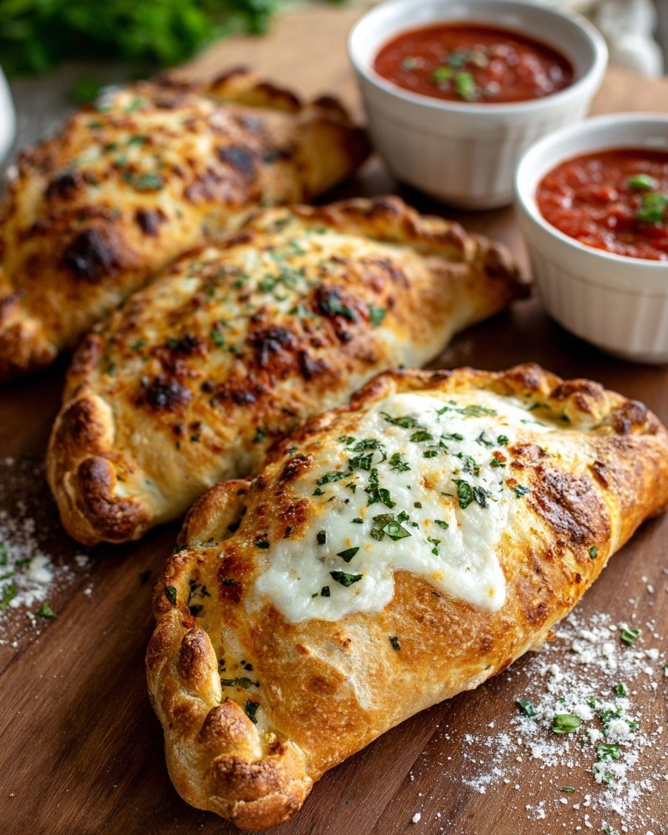 Air Fryer Pepperoni Calzone Pockets Recipe - Recipe Image — Air Fryer Pepperoni Calzone Pockets, cheesy calzone, quick pizza pockets, homemade calzone recipe, easy Italian snack