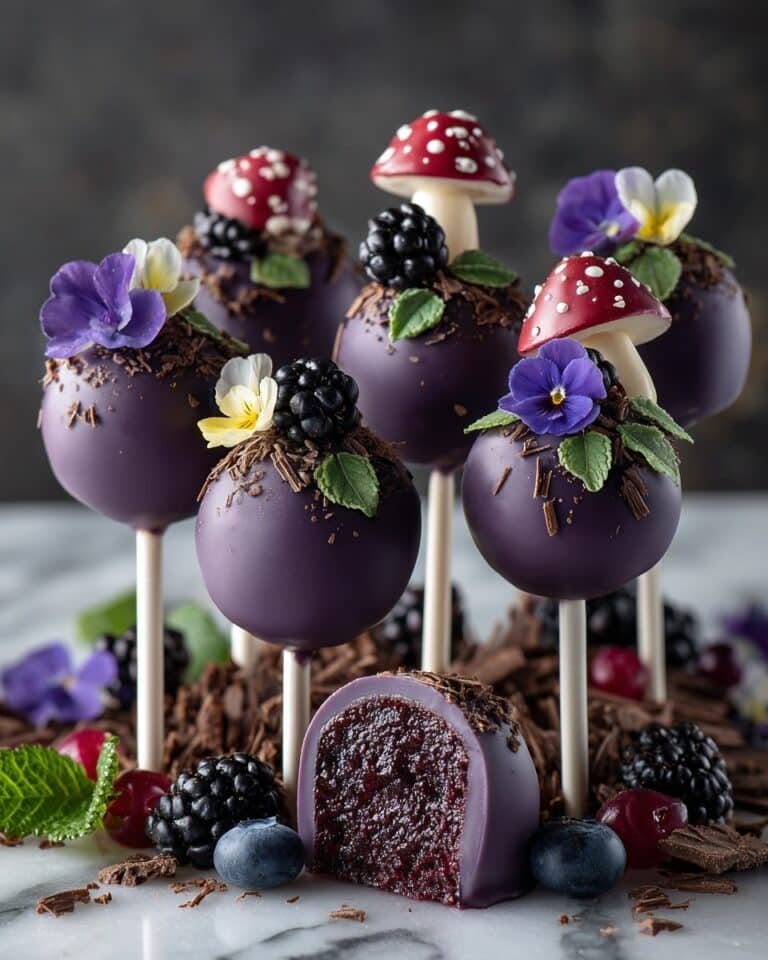 Forbidden Forest Blackberry Cheesecake Pops Recipe