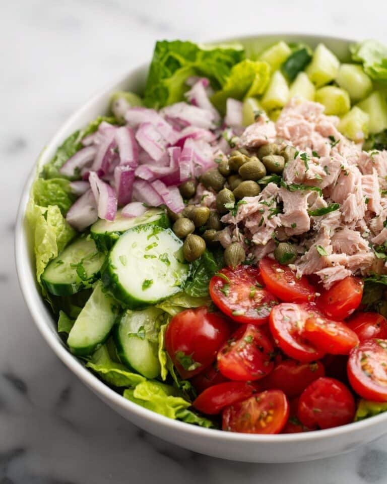 Mediterranean Tuna Salad with Avocado & Capers: Fresh, Zesty & Protein-Packed Recipe