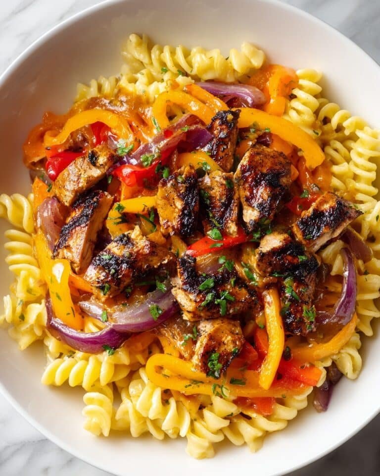 Roasted Pepper Chicken Pasta Recipe