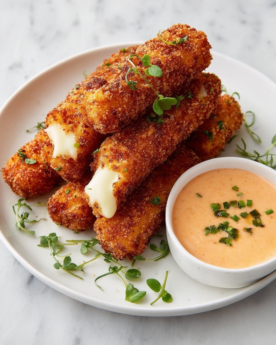 The image shows a white paper tray filled with six pieces of crispy golden brown fried chicken tenders, stacked irregularly with one piece in the front showing the white inside meat. To the right side of the tenders, there is a small stack of golden French fries. Behind the fries, there are two small silver sauce cups filled with a creamy, light brown dipping sauce topped with small green herb bits. The fried chicken tenders are sprinkled lightly with chopped green herbs. The tray is placed on a white marbled surface. photo taken with an iphone --ar 4:5 --v 7 — Crack Chicken Tenders, Crack Chicken Tenders Recipe, Crispy Chicken Tenders with Ranch and Parmesan, Oven-Baked Chicken Tenders, Easy Chicken Tenders
