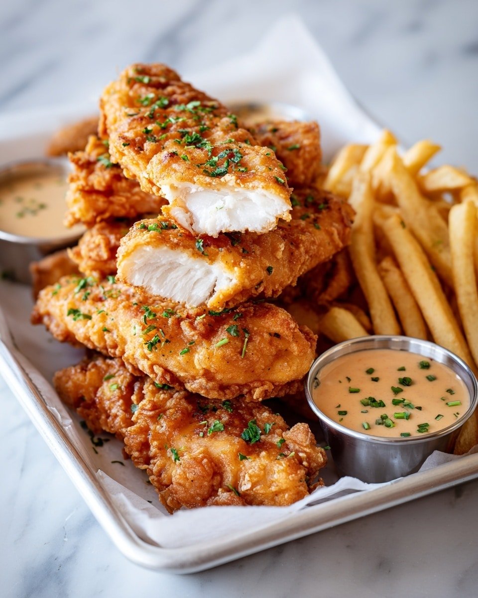 Crack Chicken Tenders Recipe - Recipe Image — Crack Chicken Tenders, Crack Chicken Tenders Recipe, Crispy Chicken Tenders with Ranch and Parmesan, Oven-Baked Chicken Tenders, Easy Chicken Tenders