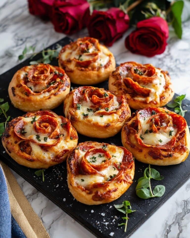 Valentine’s Day Pizza Roses Recipe