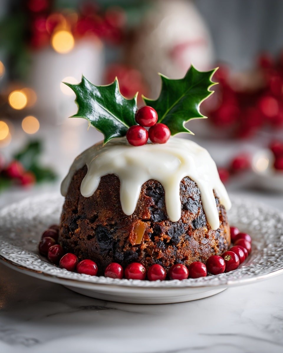 Traditional Christmas Pudding Recipe - Recipe Image — Traditional Christmas Pudding, Christmas Pudding Recipe, Holiday Pudding, Classic Christmas Dessert, Festive Christmas Pudding