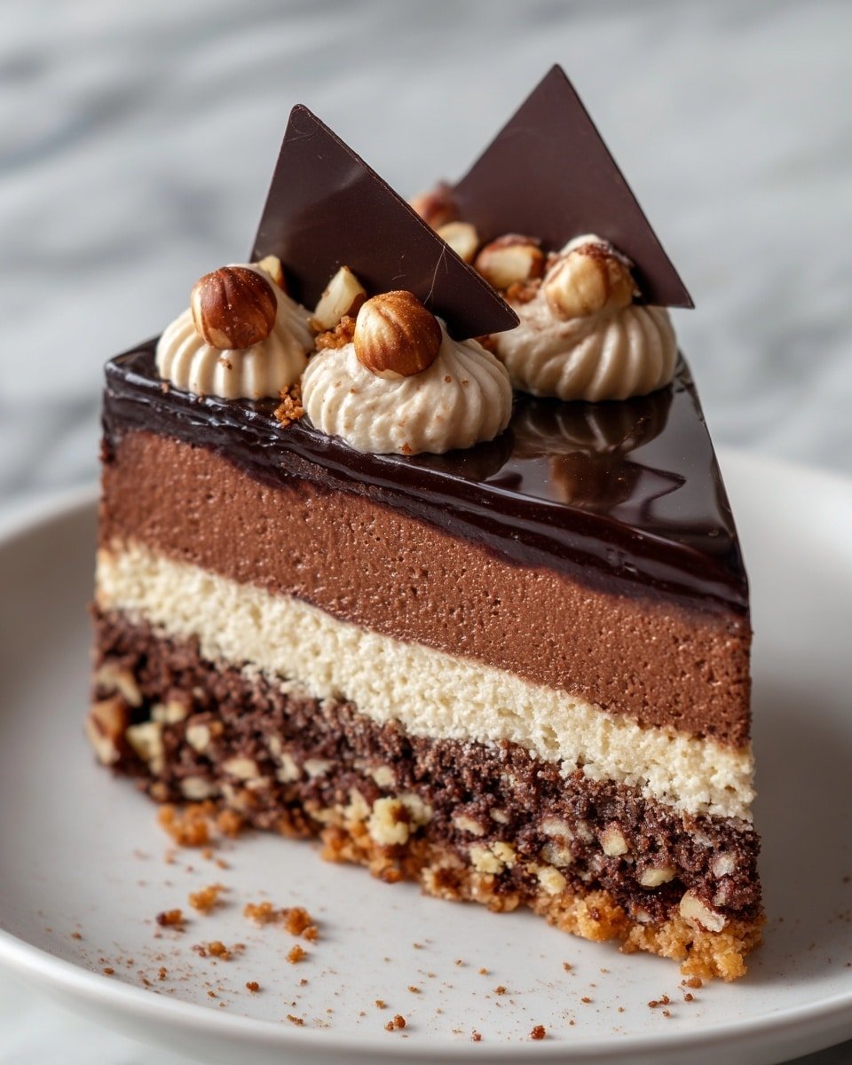 Chocolate Hazelnut Mousse Recipe - Recipe Image — Chocolate Hazelnut Mousse, chocolate hazelnut dessert, easy chocolate mousse recipe, rich chocolate mousse with hazelnuts, homemade chocolate mousse