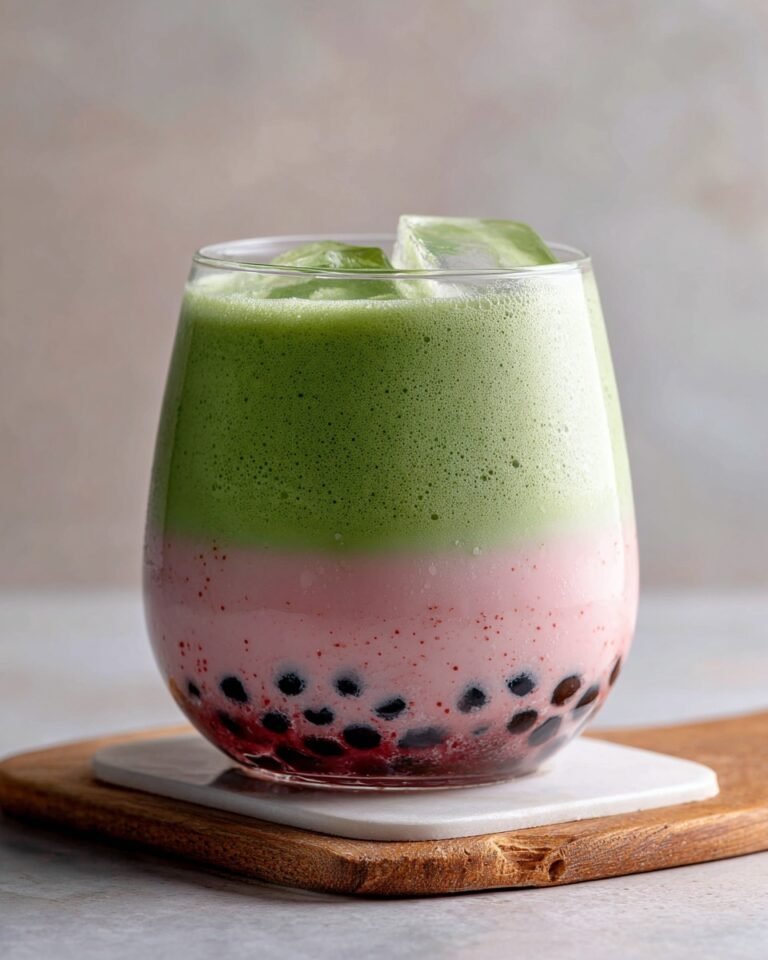 Strawberry Matcha Boba Recipe
