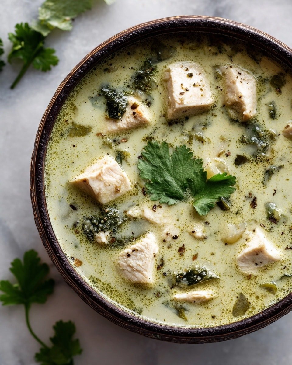 Mouthwatering Roasted Poblano Soup Recipe - Recipe Image — Mouthwatering Roasted Poblano Soup, roasted poblano pepper soup, smoky poblano soup, easy poblano soup recipe, comforting poblano soup