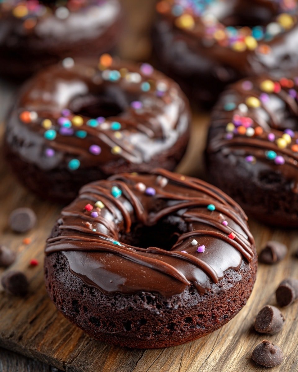 Protein Donuts: Soft & Fluffy Chocolate Peanut Butter Delight Recipe - Recipe Image — Protein Donuts, Soft & Fluffy Chocolate Peanut Butter Delight, Healthy Protein Donuts, Easy Protein Donut Recipe, Nutty Chocolate Donuts