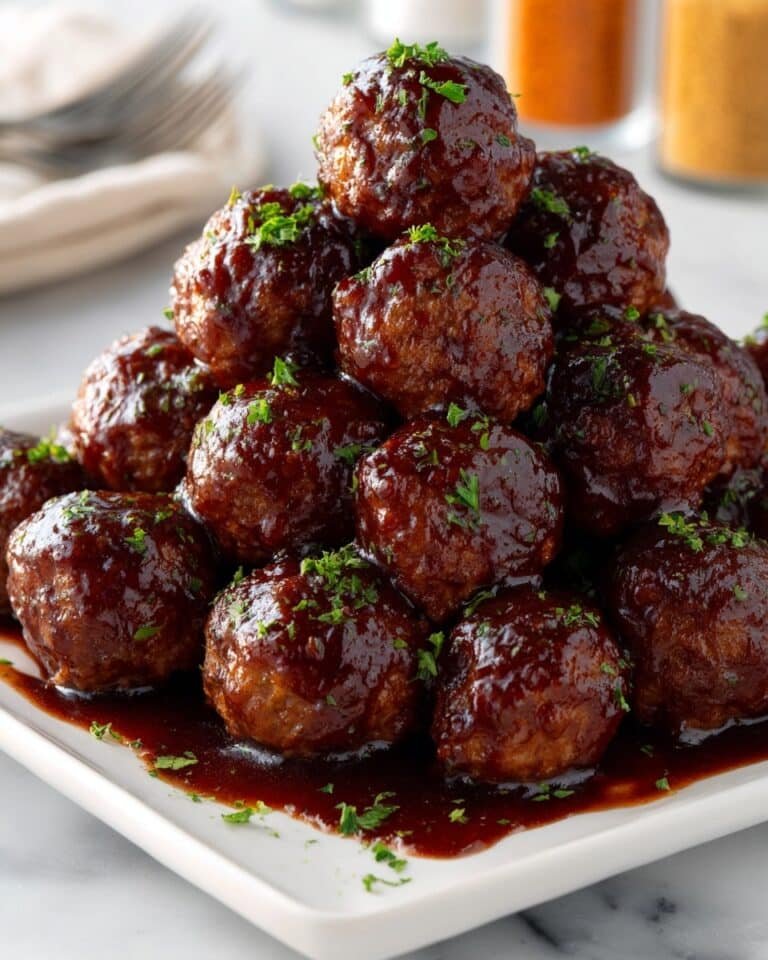 Smoked Cheese Stuffed Meatballs Recipe