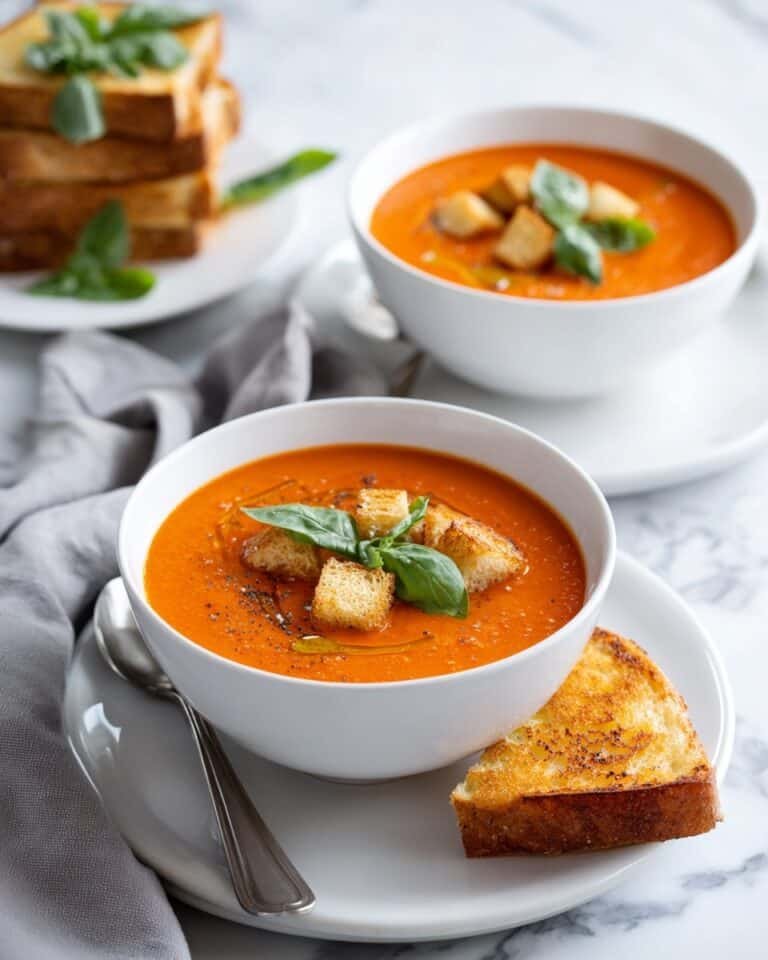 Creamy Tomato Basil Soup Recipe