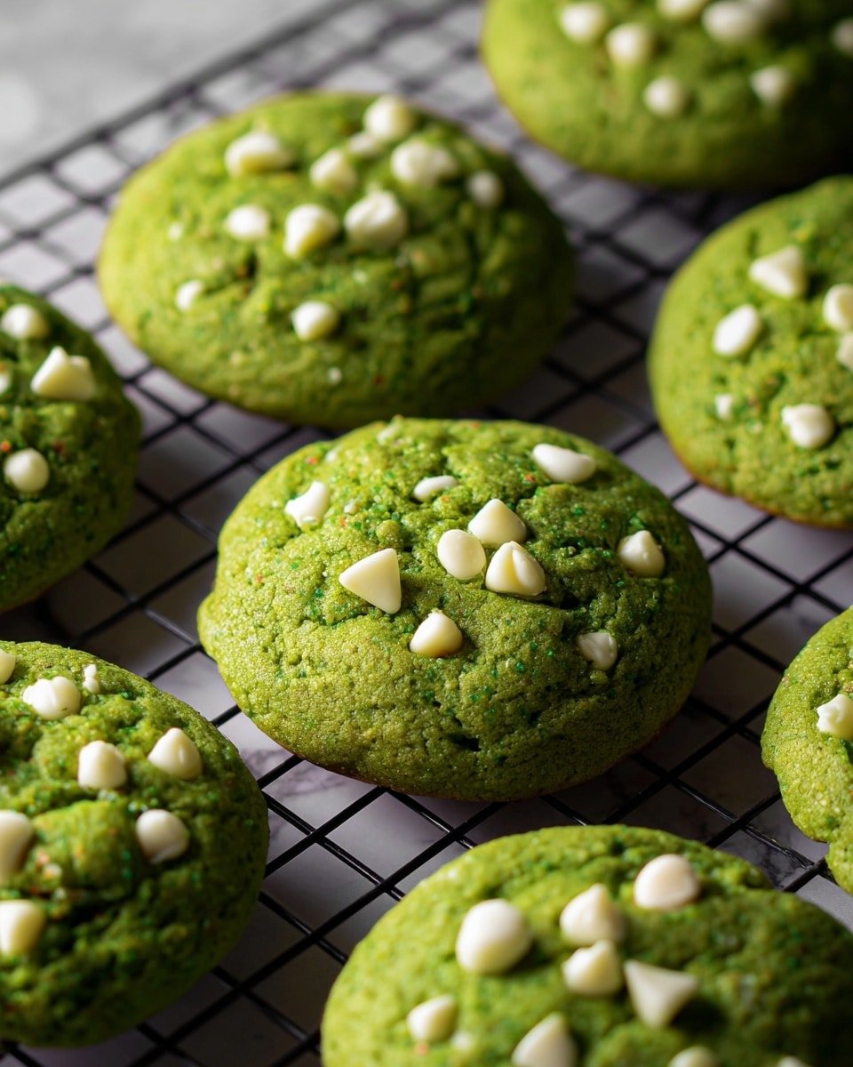 Matcha White Chocolate Cookies Recipe - Recipe Image — Matcha White Chocolate Cookies, Matcha Cookies recipe, White Chocolate Cookies with Matcha, Green Tea Cookies, Easy Matcha Cookies