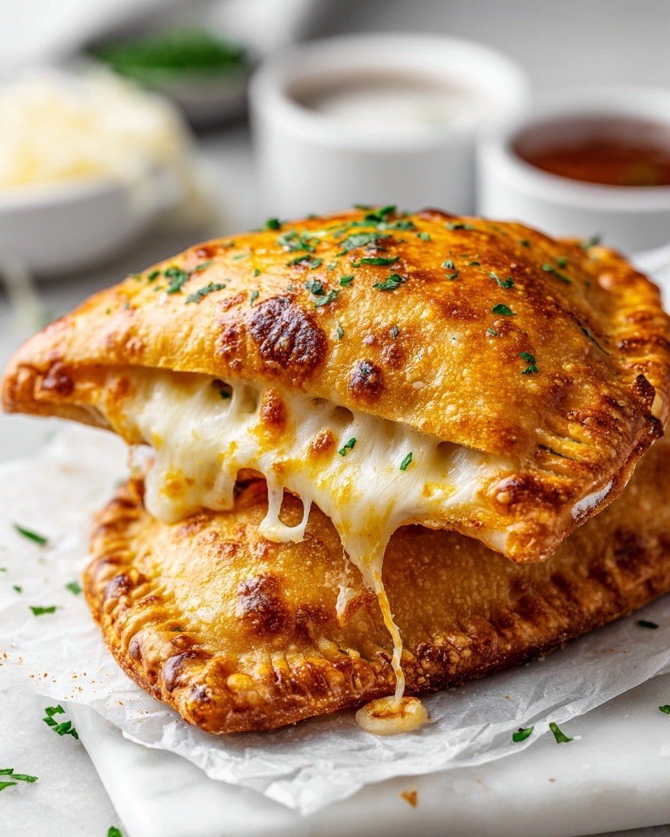 Homemade Easy Cheese Pizza Pockets Recipe