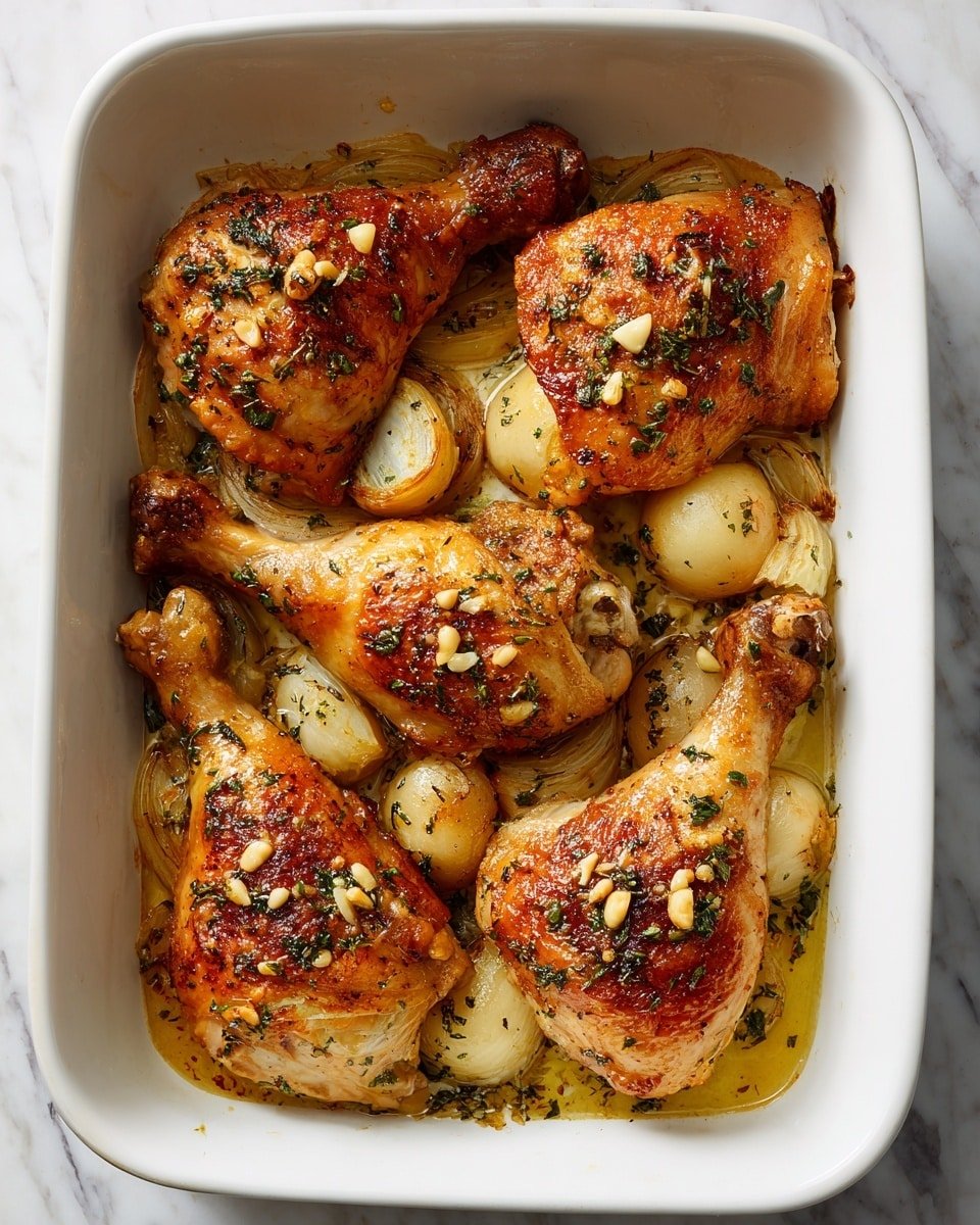 Oven-Roasted French Garlic Chicken Recipe - Recipe Image — Oven-Roasted French Garlic Chicken, roasted chicken with garlic and herbs, easy French garlic chicken, flavorful roasted chicken recipe, comforting chicken dinner