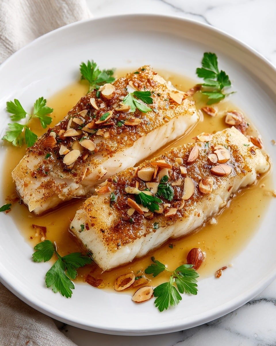 Fish Almondine Recipe - Recipe Image — Fish Almondine, Fish Almondine recipe, easy Fish Almondine, classic Fish Almondine, almond-crusted fish