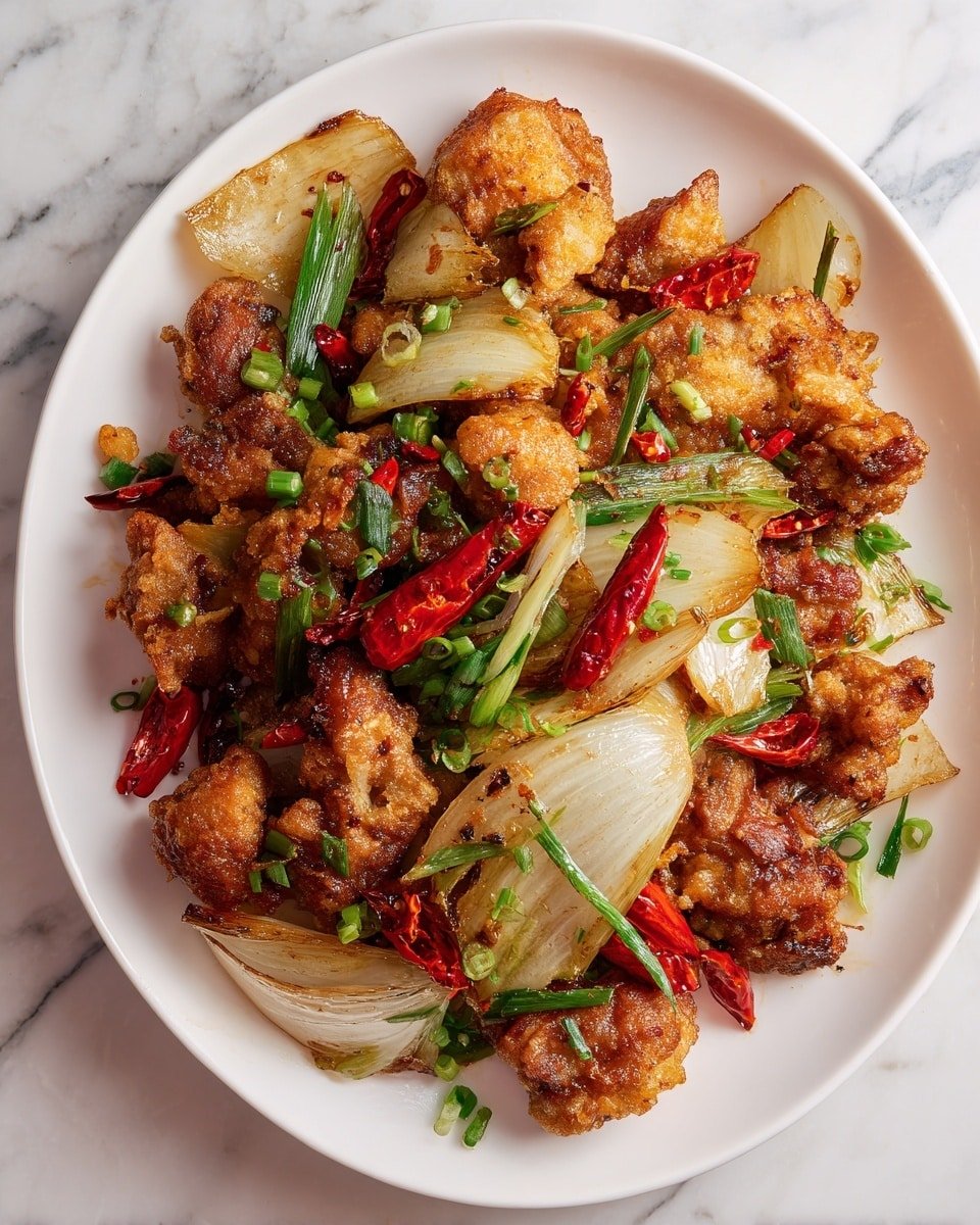 Air Fryer Salt and Pepper Chicken Recipe - Recipe Image — Air Fryer Salt and Pepper Chicken, crispy chicken recipes, easy air fryer chicken, healthy chicken dinner, flavorful chicken dishes