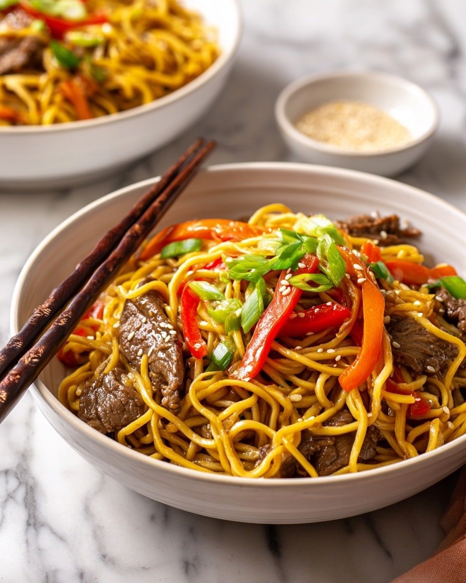 Teriyaki Beef Noodles Recipe - Recipe Image — Teriyaki Beef Noodles, Japanese Beef Noodle Stir-Fry, Easy Teriyaki Beef Recipe, Quick Beef Noodles Dinner, Comforting Asian Noodle Bowl