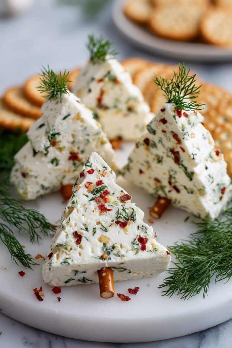 Christmas Cheese Tree Bites Recipe