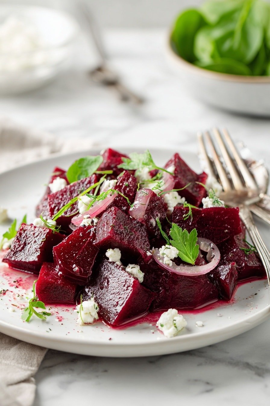 Beet Salad with Goat Cheese Recipe - Article Image 1 — Beet Salad with Goat Cheese, Beet Salad, Goat Cheese Salad, Healthy Beet Salad, Easy Beet Recipes