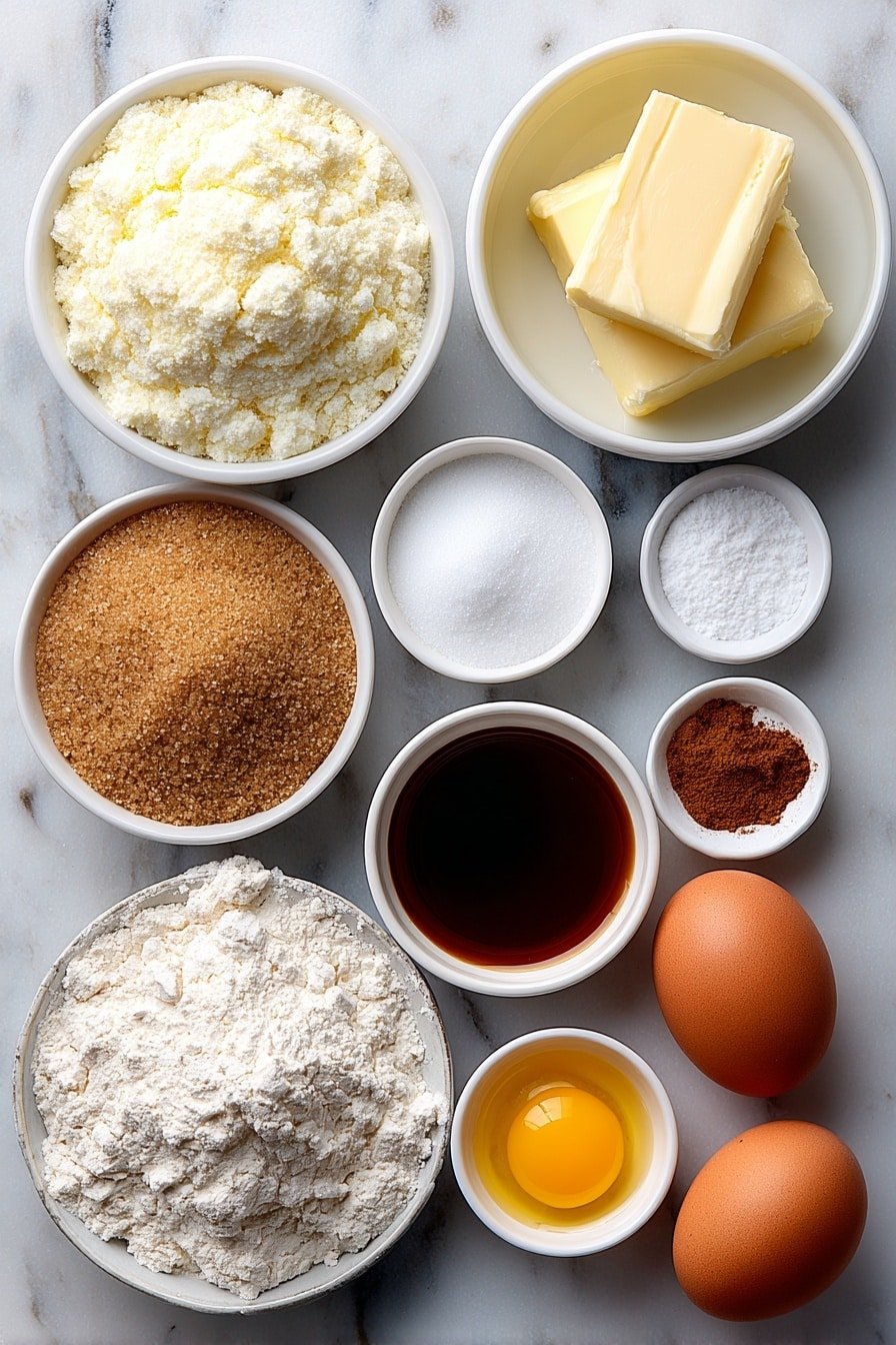 Baked Churro Bites with Cinnamon Sugar Recipe - Ingredients Image — Baked Churro Bites with Cinnamon Sugar, cinnamon sugar churro bites, baked churro snacks, easy baked churro recipe, cinnamon-coated baked bites