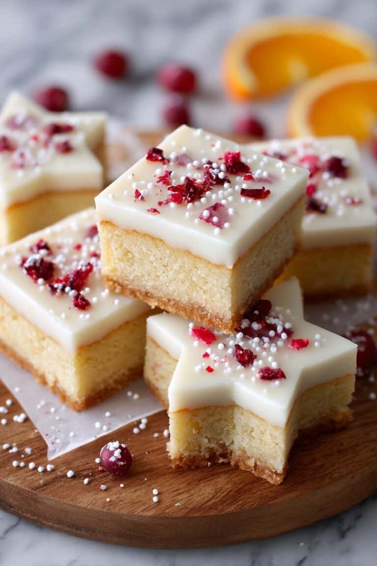 Cranberry Orange Shortbread Cookies Recipe