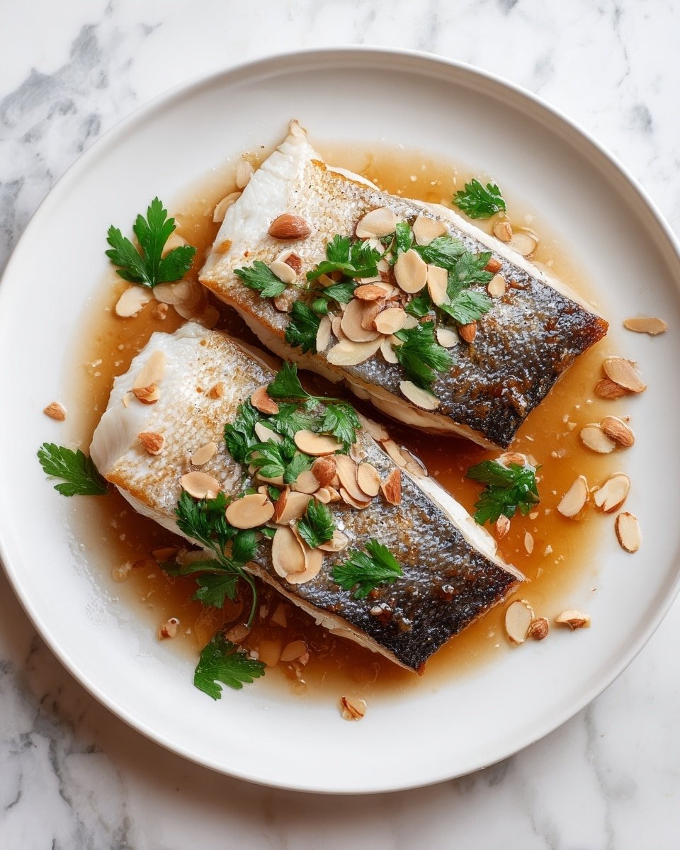 Fish Almondine Recipe - Recipe Image — Fish Almondine, Fish Almondine recipe, easy Fish Almondine, classic Fish Almondine, almond-crusted fish