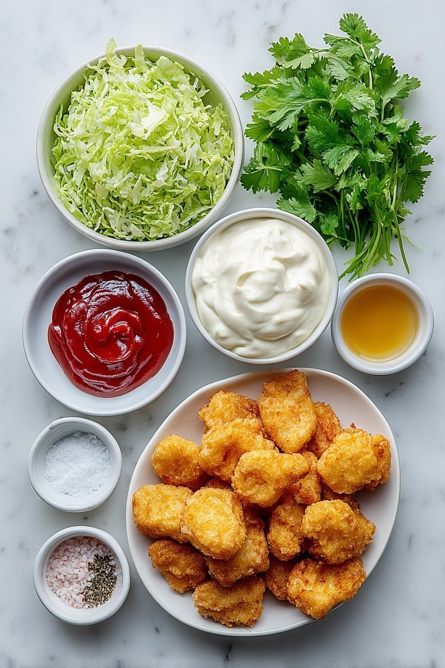 Spicy Sriracha Chicken Cone Recipe - Ingredients Image — Spicy Sriracha Chicken Cone, Spicy Chicken Cone recipe, Waffle Cone Chicken Snacks, Easy Chicken Cone Ideas, Spicy Chicken Handheld Dish