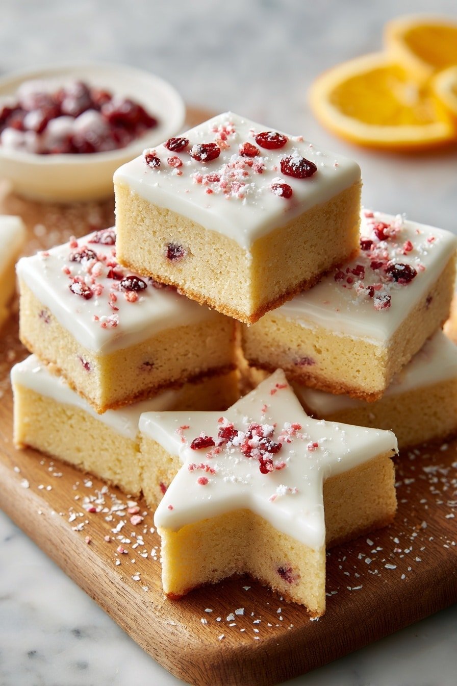Cranberry Orange Shortbread Cookies Recipe - Article Image 1 — Cranberry Orange Shortbread Cookies, easy holiday cookies, buttery cranberry cookies, orange zest shortbread, festive cranberry cookies
