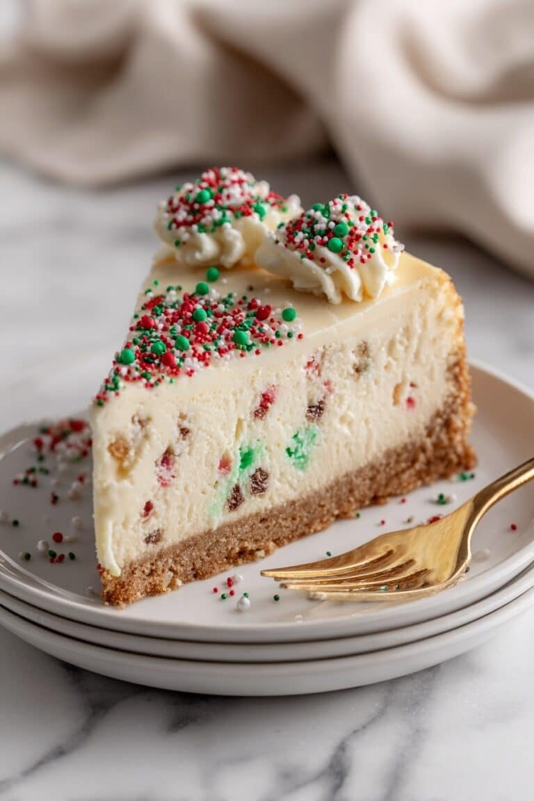 Festive Sugar Cookie Cheesecake Recipe