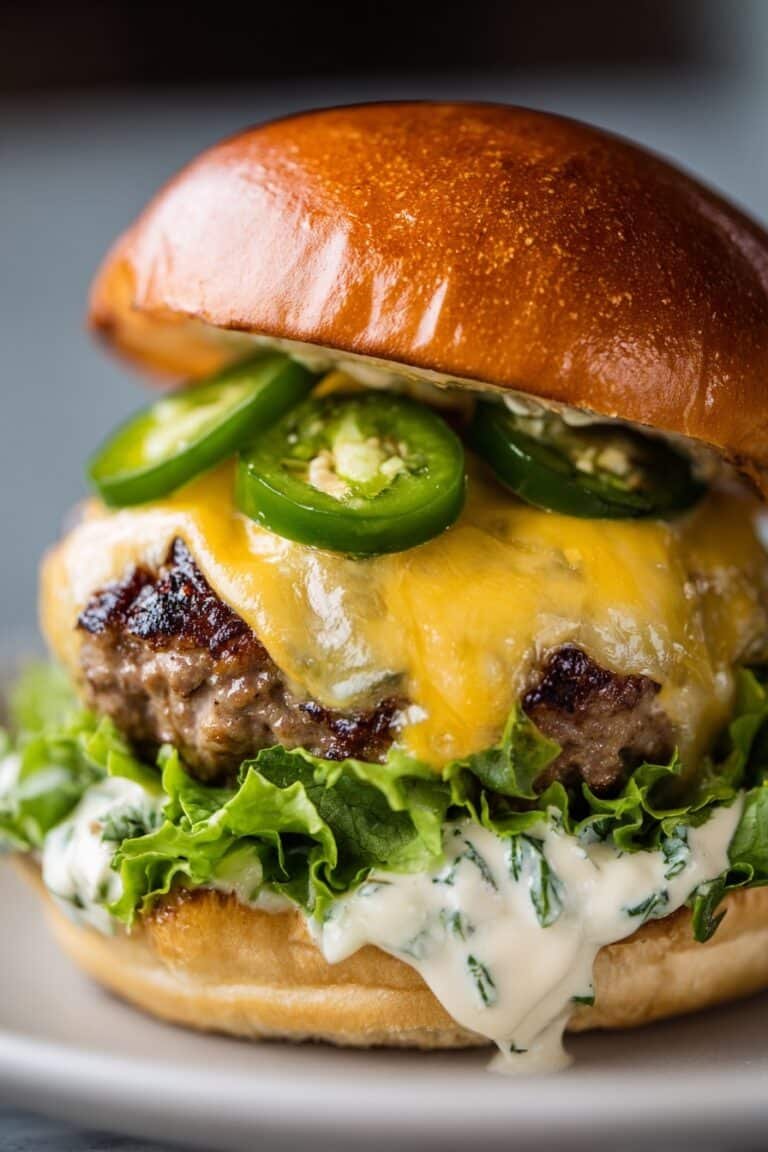Jalapeño Popper Turkey Burgers Recipe