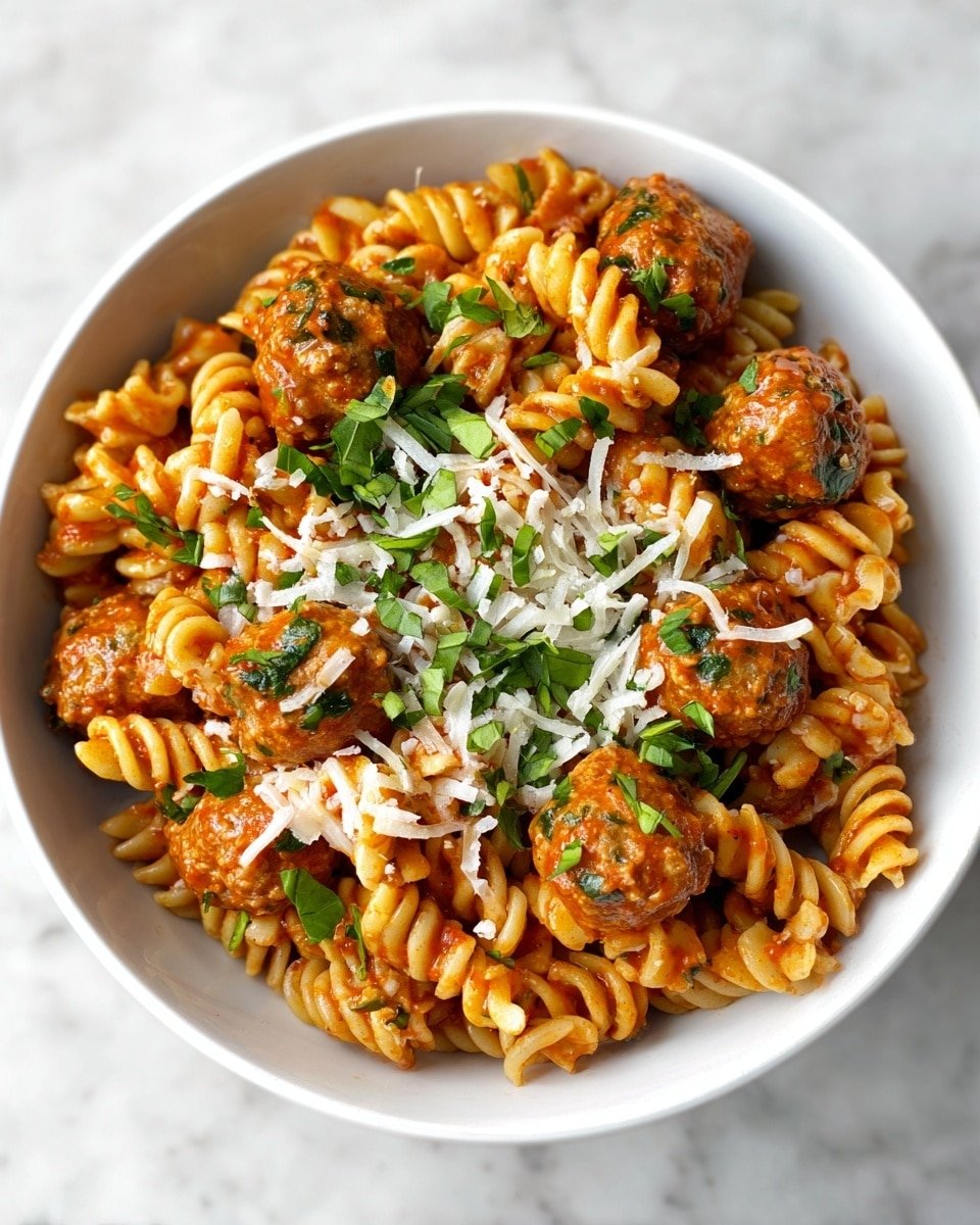 Easy Pasta with Turkey Meatballs Recipe