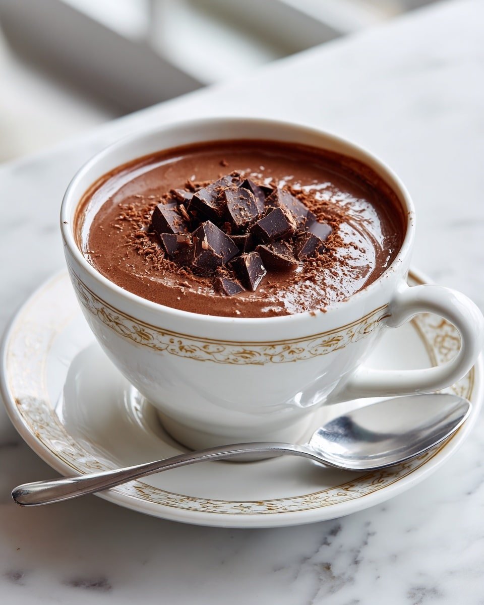 Indulgent Vegan Hot Chocolate Recipe - Recipe Image — Indulgent Vegan Hot Chocolate, vegan hot chocolate recipe, cozy vegan drinks, plant-based hot chocolate, vegan homemade hot chocolate