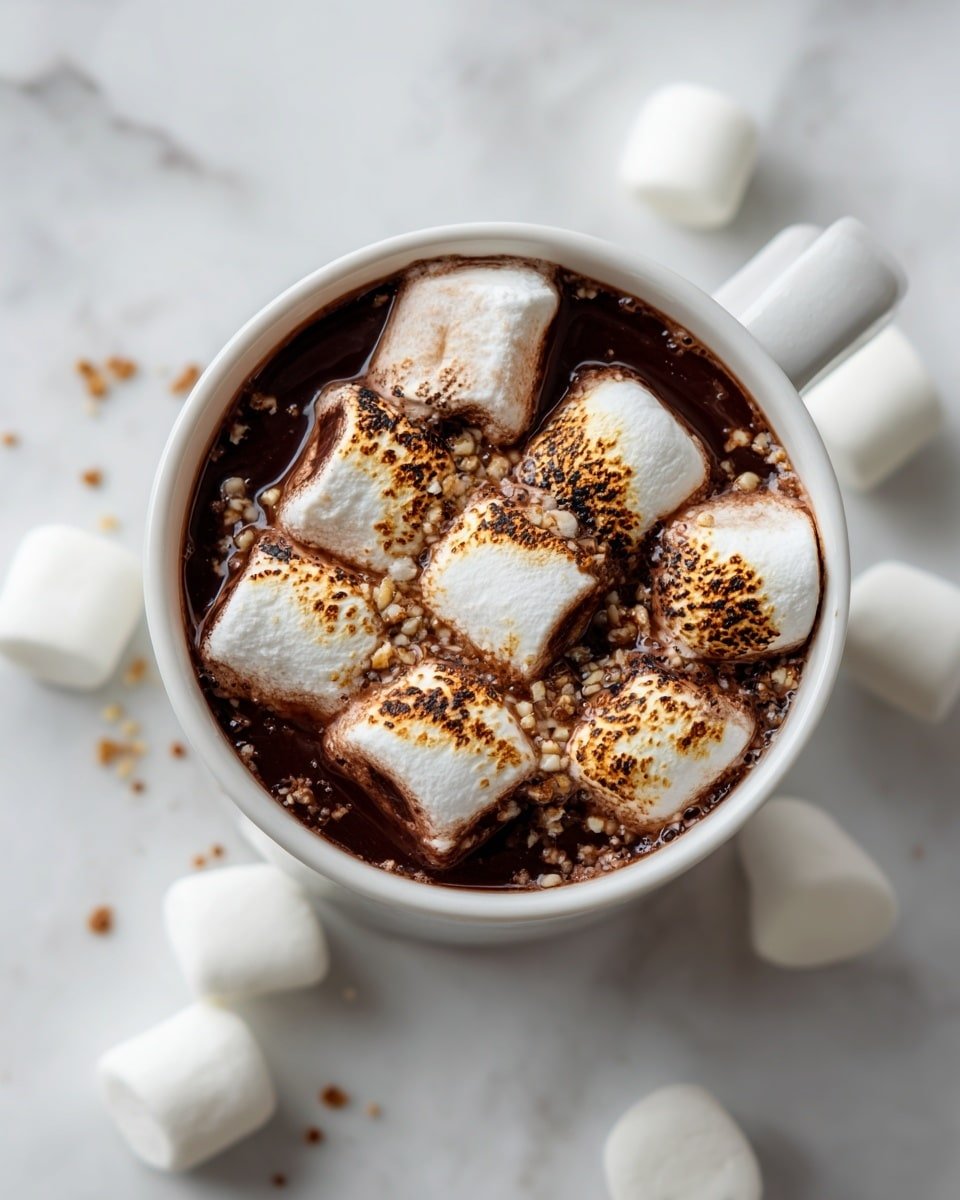 Air Fryer S'mores Dip Recipe - Recipe Image — Air Fryer S'mores Dip, easy s'mores dip in air fryer, quick campfire dip recipe, chocolate and marshmallow dip, no-bake s'mores dessert