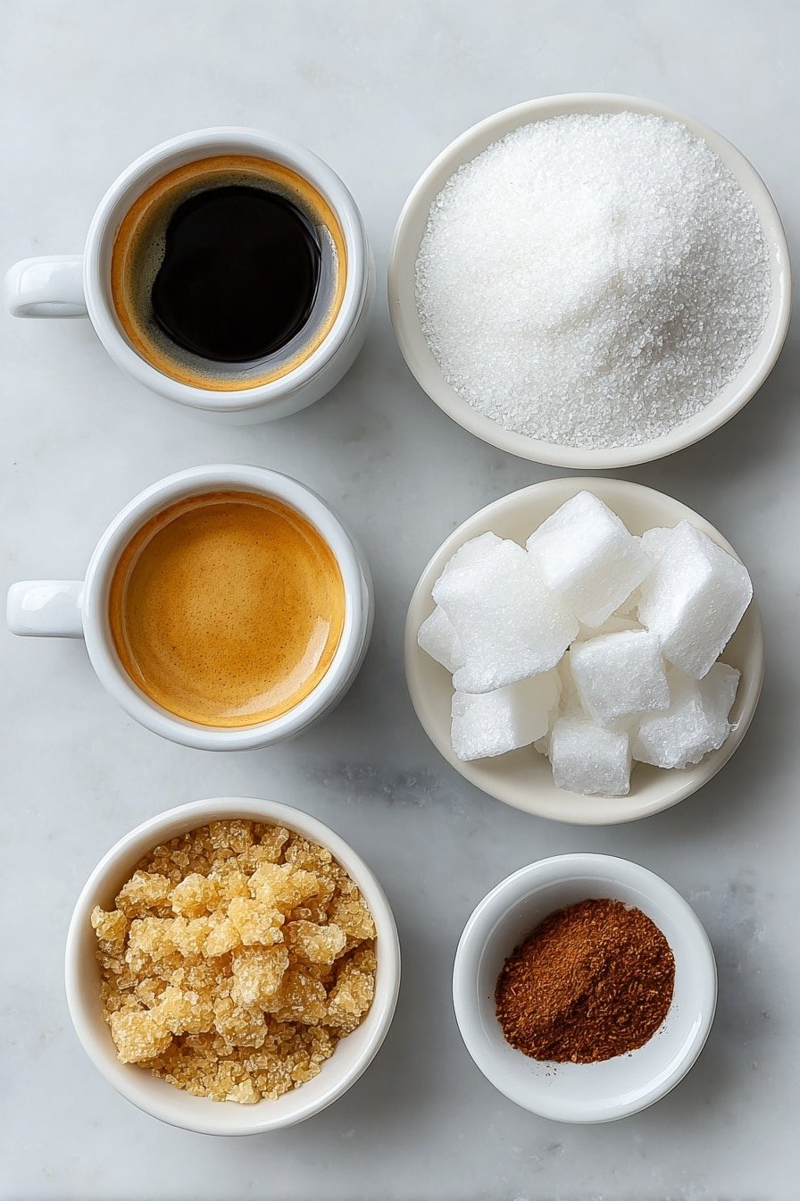 Brown Sugar Shaken Espresso Recipe - Ingredients Image — Brown Sugar Shaken Espresso, Coffee beverage, Easy espresso drinks, Cozy coffee recipes, Refreshing coffee drinks