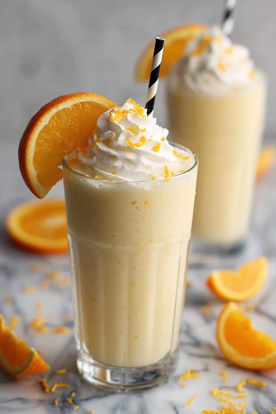 Orange Creamsicle Smoothie Recipe - Article Image 2 — Orange Creamsicle Smoothie, healthy orange smoothie recipes, creamy citrus breakfast ideas, refreshing fruit smoothies, easy morning smoothie recipes